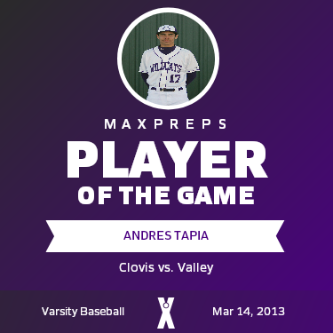 #17 Andres Tapia Player of the Game badge