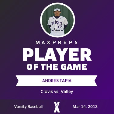 #17 Andres Tapia Player of the Game badge