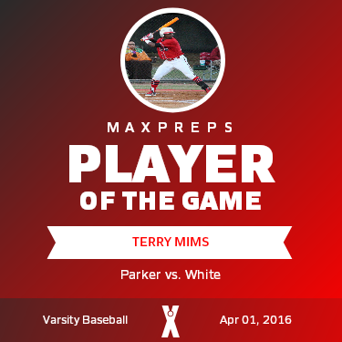 #21 Terry Mims Player of the Game badge