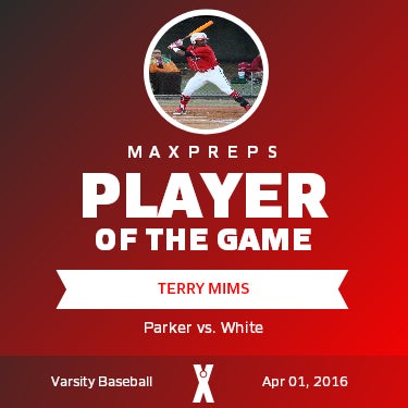 #21 Terry Mims Player of the Game badge