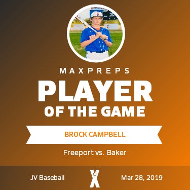#9 Brock Campbell Player of the Game badge