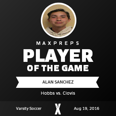 #11 Alan Sanchez Player of the Game badge