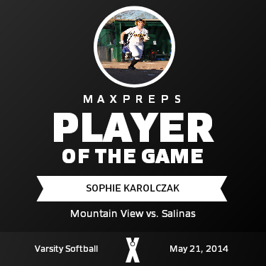 #7 Sophie Karolczak Player of the Game badge