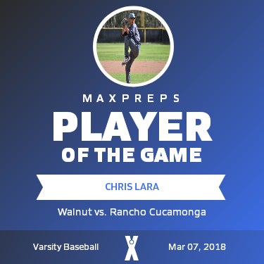 #6 Chris Lara Player of the Game badge