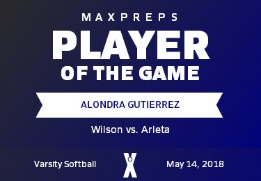 Alondra Gutierrez Player of the Game badge