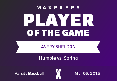 #10 Avery Sheldon Player of the Game badge