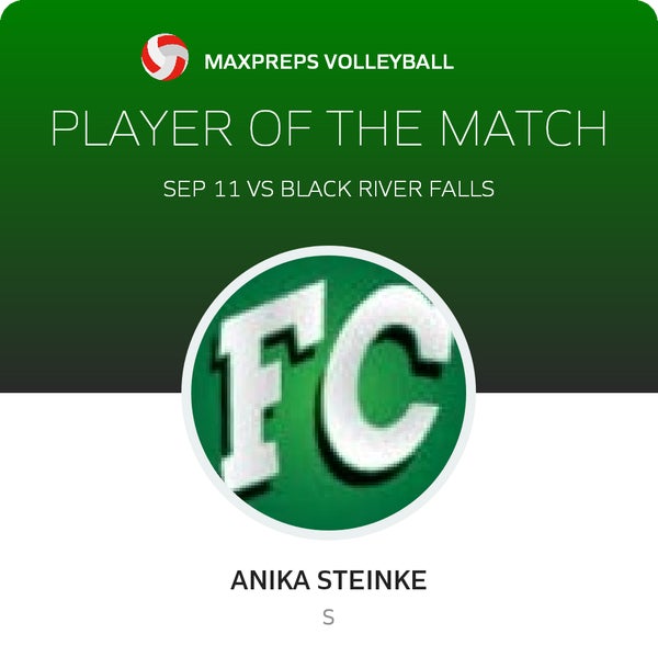 #5 Anika Steinke Player of the Game badge