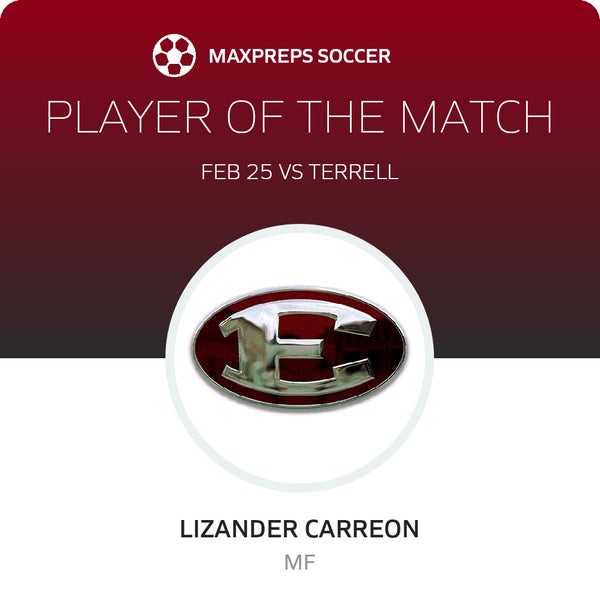 #21 Lizander Carreon Player of the Game badge