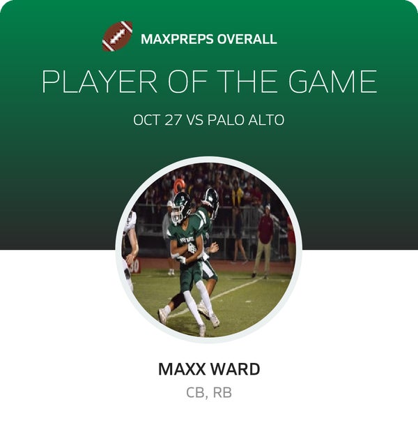 #11 Maxx Ward Player of the Game badge