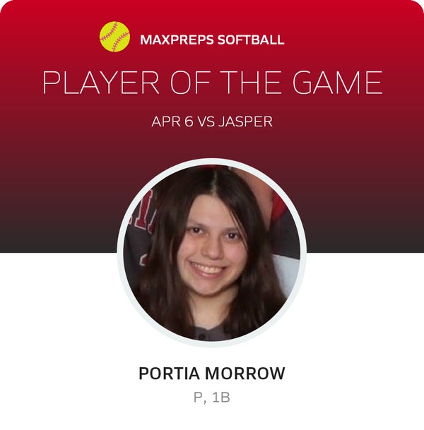 #28 Portia Morrow Player of the Game badge
