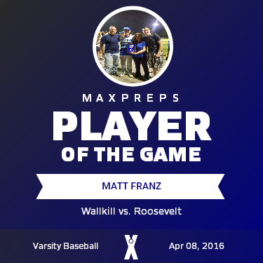 #8 Matt Franz Player of the Game badge