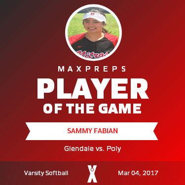 #7 Sammy Fabian Player of the Game badge