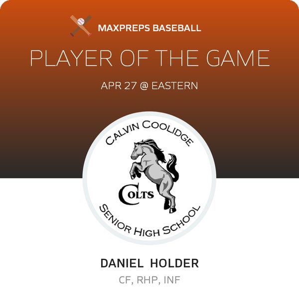 #5 Daniel Holder Player of the Game badge