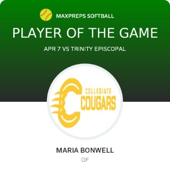 #8 Maria Bonwell Player of the Game badge