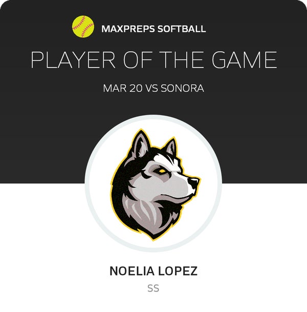#2 Noelia Lopez Player of the Game badge