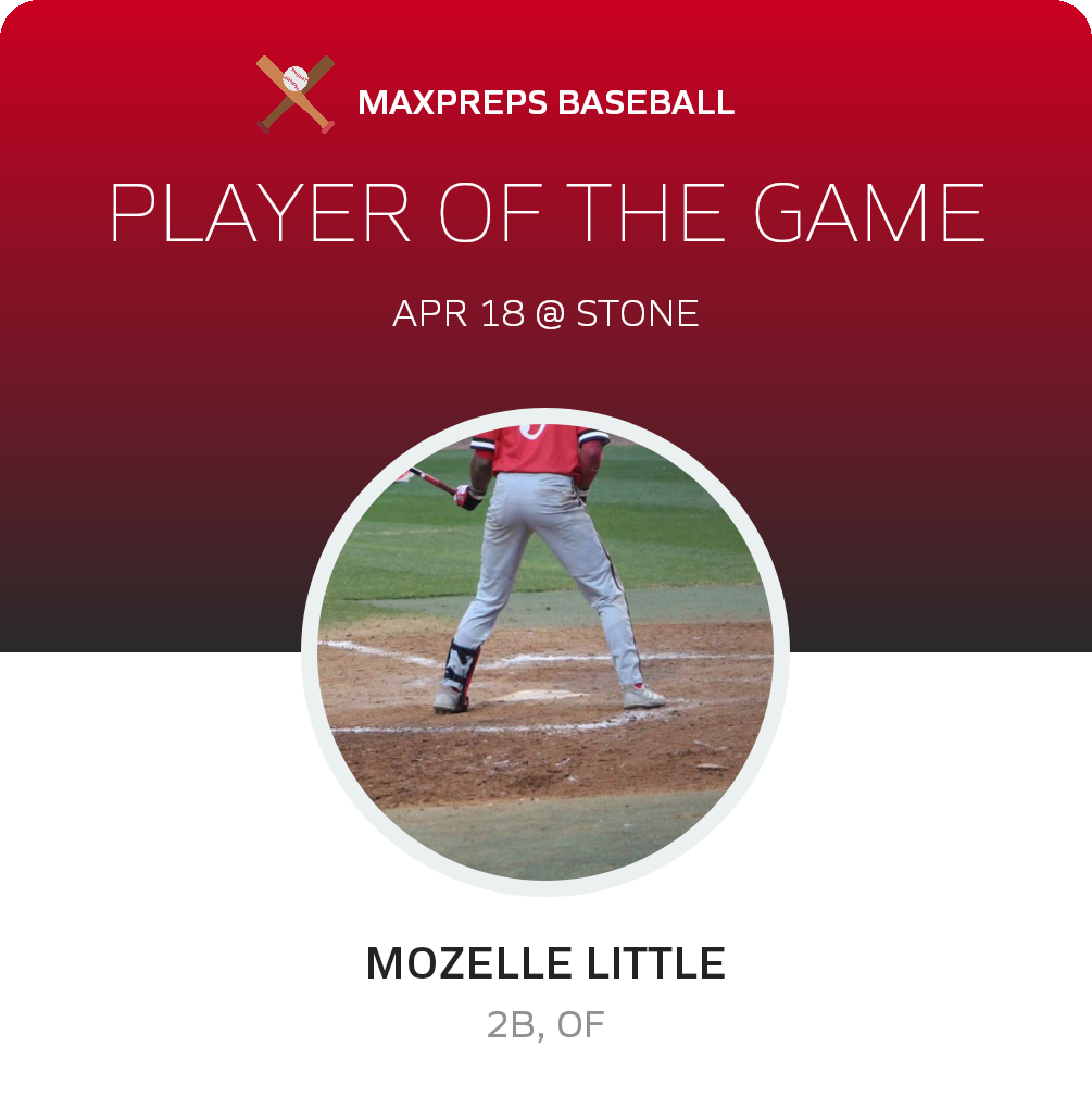 #5 Mozelle Little Player of the Game badge