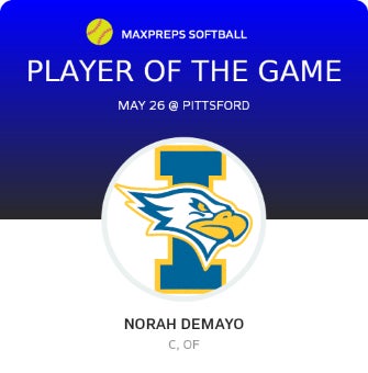 #1 Norah DeMayo Player of the Game badge