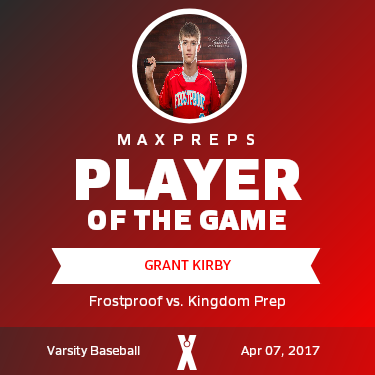 #3 Grant Kirby Player of the Game badge