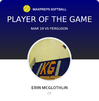 #2 Erin McGlothlin Player of the Game badge