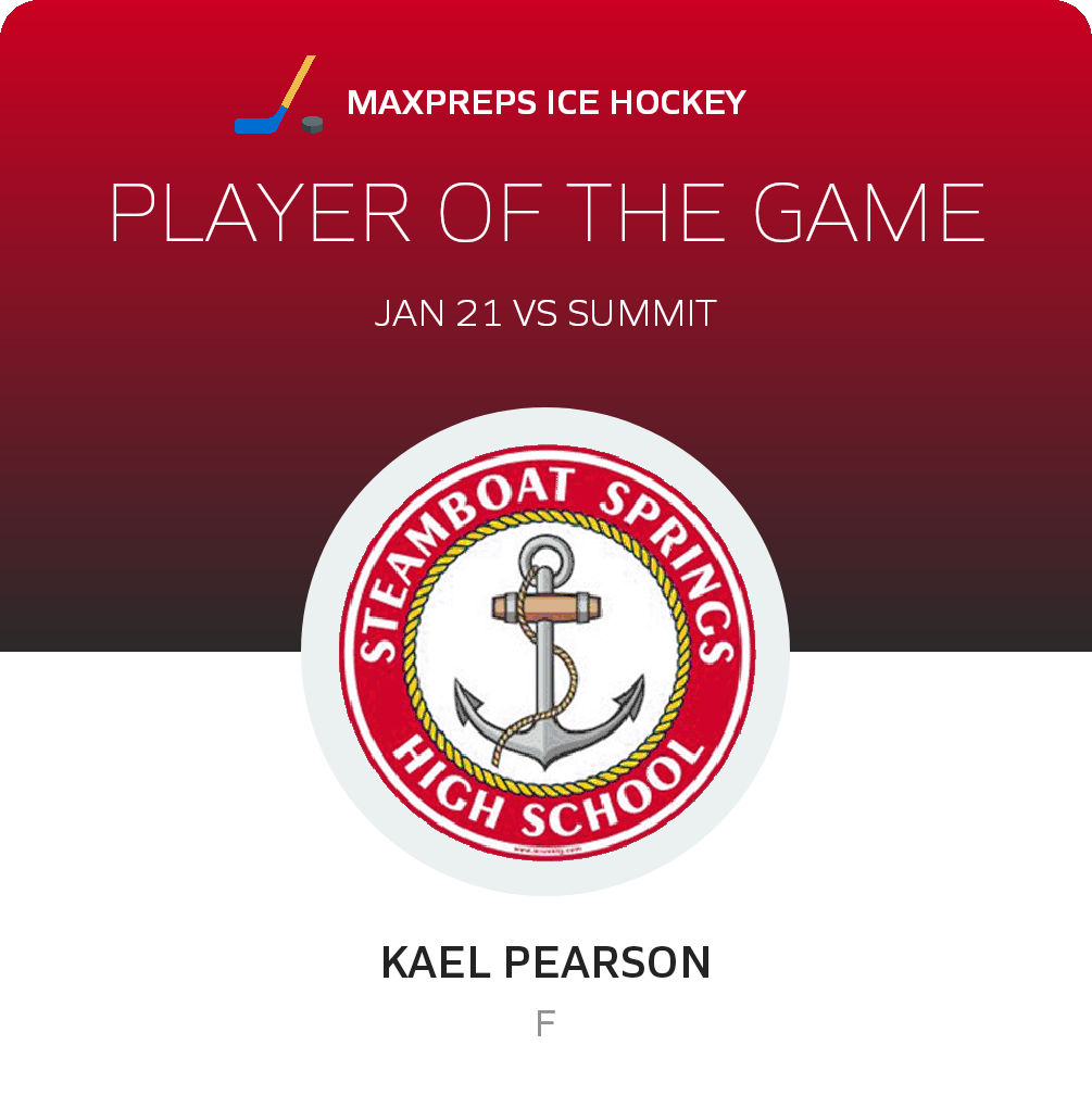 #22 Kael Pearson Player of the Game badge