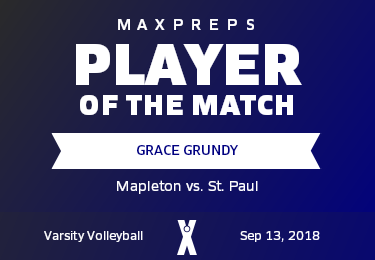 #12 Grace Grundy Player of the Game badge
