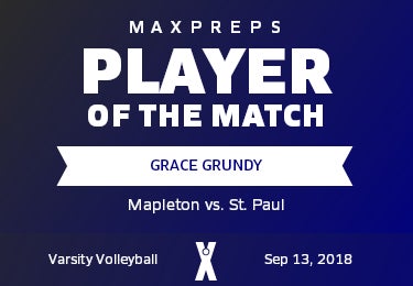 #12 Grace Grundy Player of the Game badge