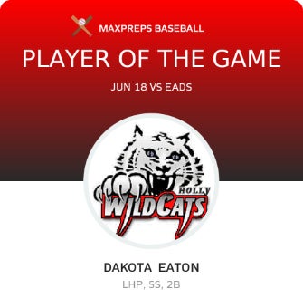 #18 Dakota Eaton Player of the Game badge