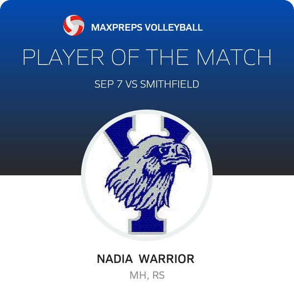#11 Nadia Warrior Player of the Game badge