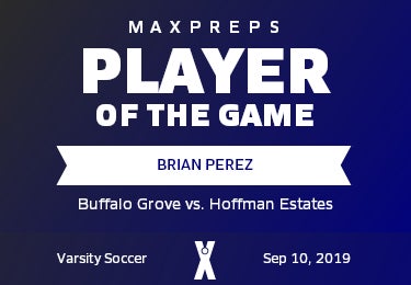 #10 Brian Perez Player of the Game badge