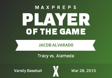 #3 Jacob Alvarado Player of the Game badge