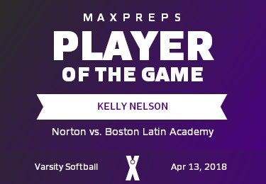 #10 Kelly Nelson Player of the Game badge