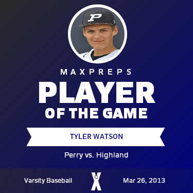 #22 Tyler Watson Player of the Game badge