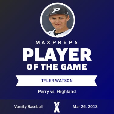 #22 Tyler Watson Player of the Game badge
