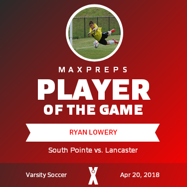 #00 Ryan Lowery Player of the Game badge