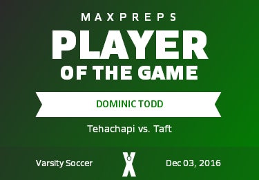 #9 Dominic Todd Player of the Game badge
