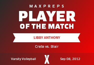 #13 Libby Anthony Player of the Game badge