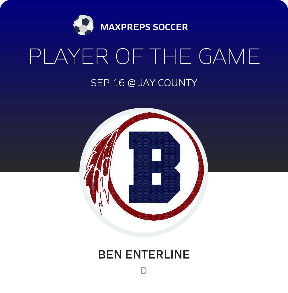 #17 Ben Enterline Player of the Game badge