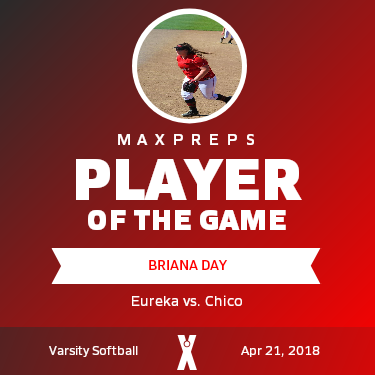Briana Day Player of the Game badge