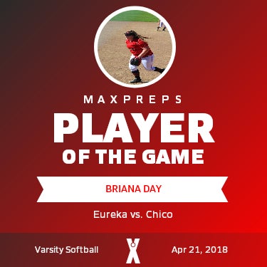 Briana Day Player of the Game badge