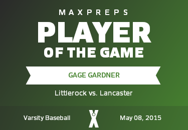 #16 Gage Gardner Player of the Game badge
