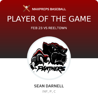 #26 Sean Darnell Player of the Game badge