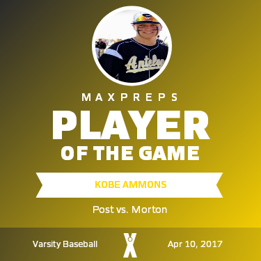 #18 Kobe Ammons Player of the Game badge