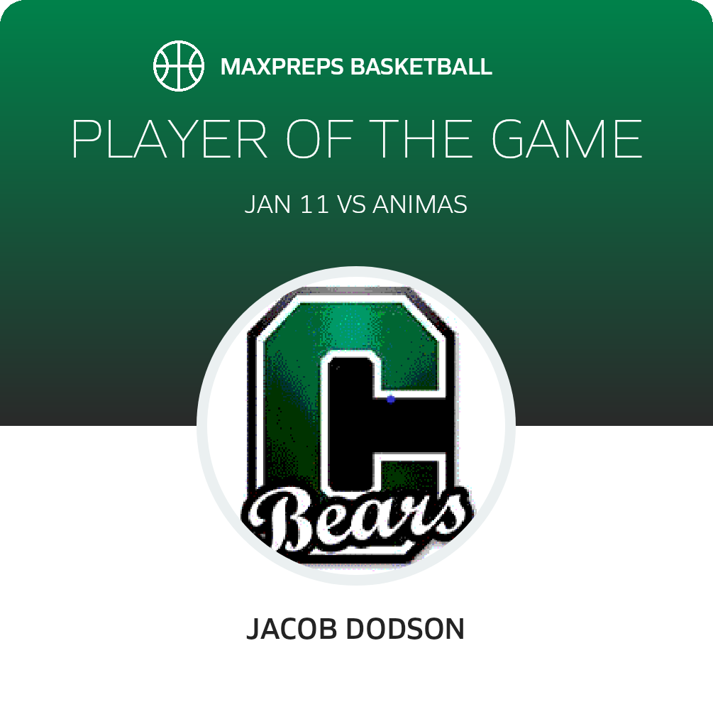 #5 Jacob Dodson Player of the Game badge