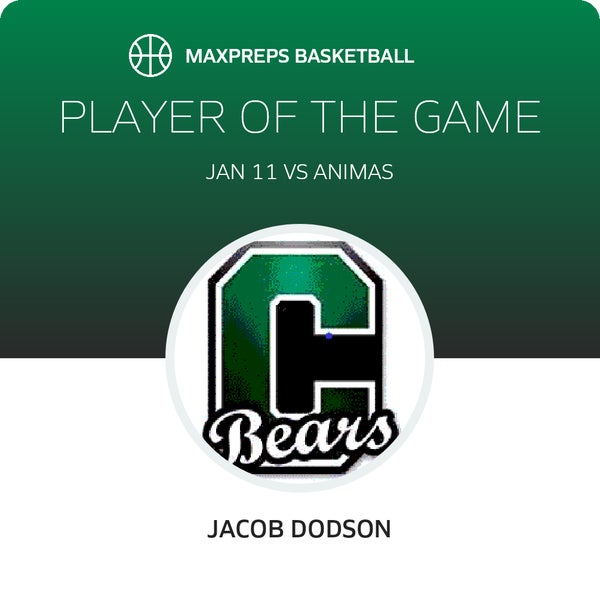 #5 Jacob Dodson Player of the Game badge