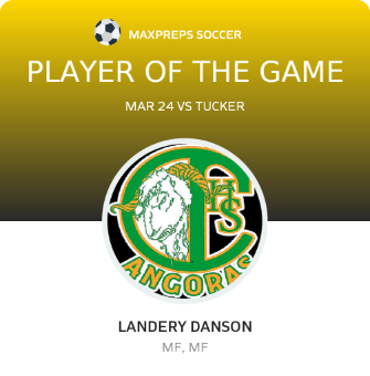 Landery Danson Player of the Game badge