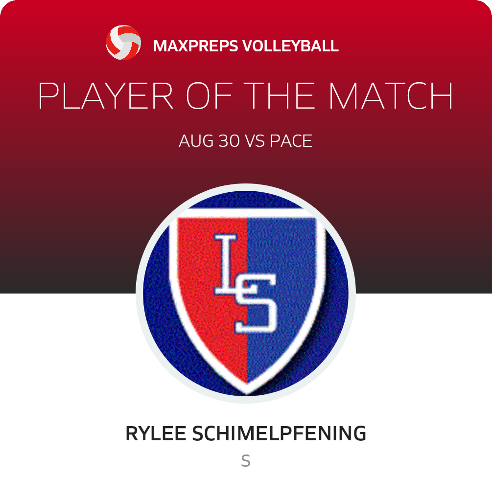 #11 R. Schimelpfening Player of the Game badge