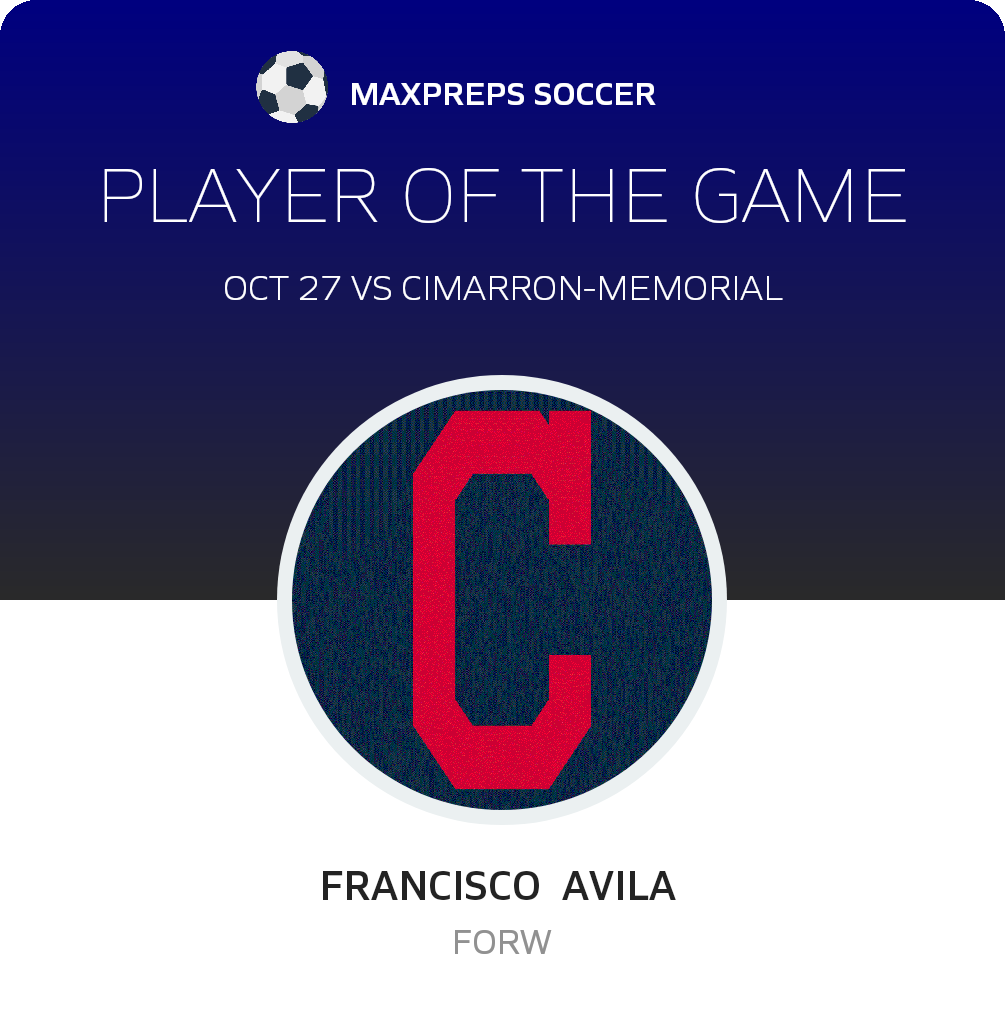 Francisco  Avila  Player of the Game badge