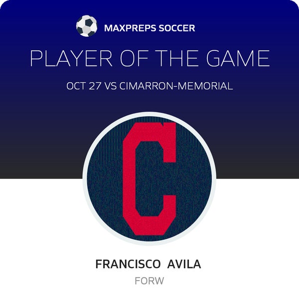 Francisco Avila Player of the Game badge