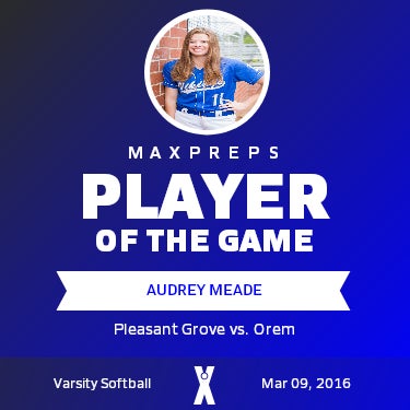 #11 Audrey Meade Player of the Game badge