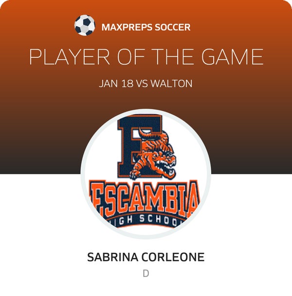 #8 Sabrina Corleone Player of the Game badge